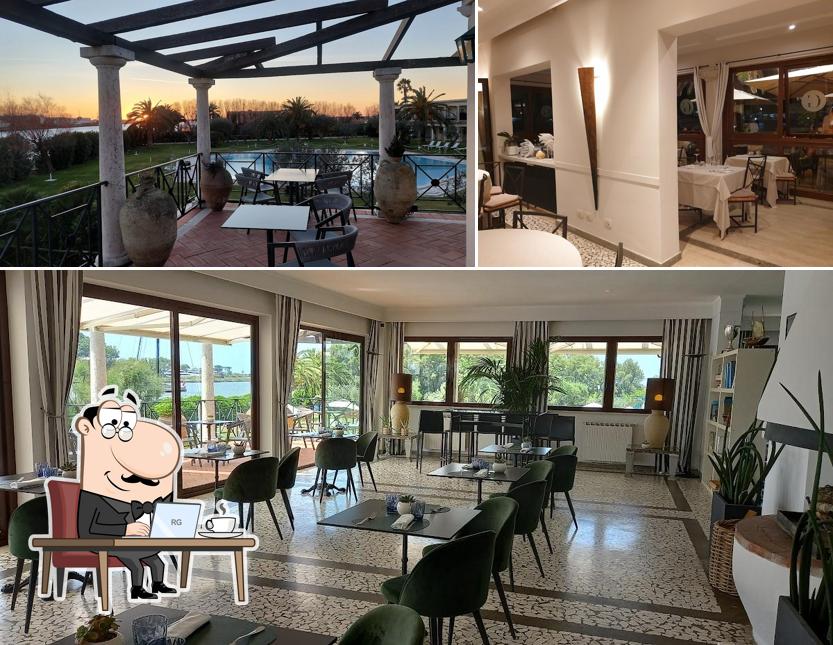 Gli interni di Primopiano Restaurant & Cafè By Porto Romano