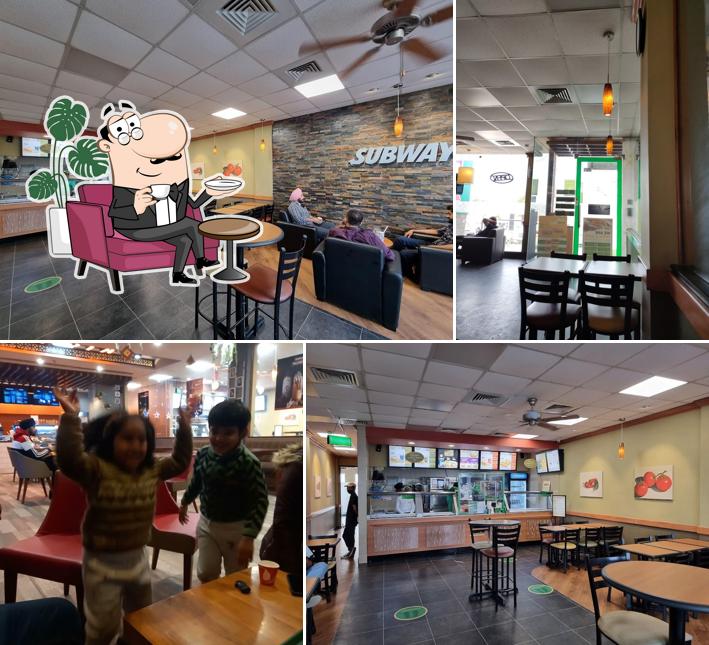 Take a seat at one of the tables at Subway Phagwara Bypass