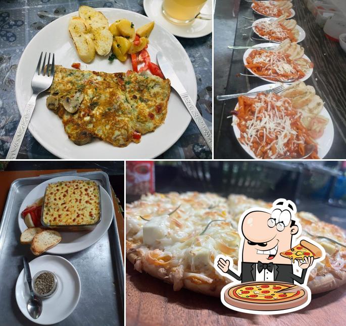 Pick pizza at Himani cafe &restaurent