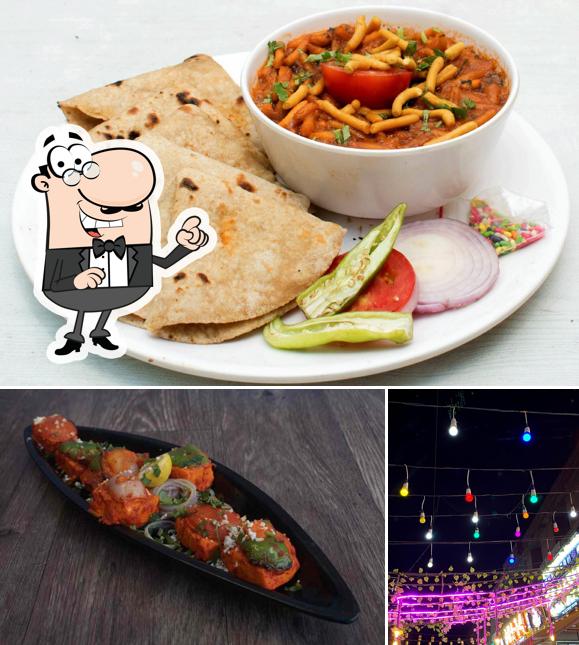 The interior of Amar Punjabi Tadka Dhaba