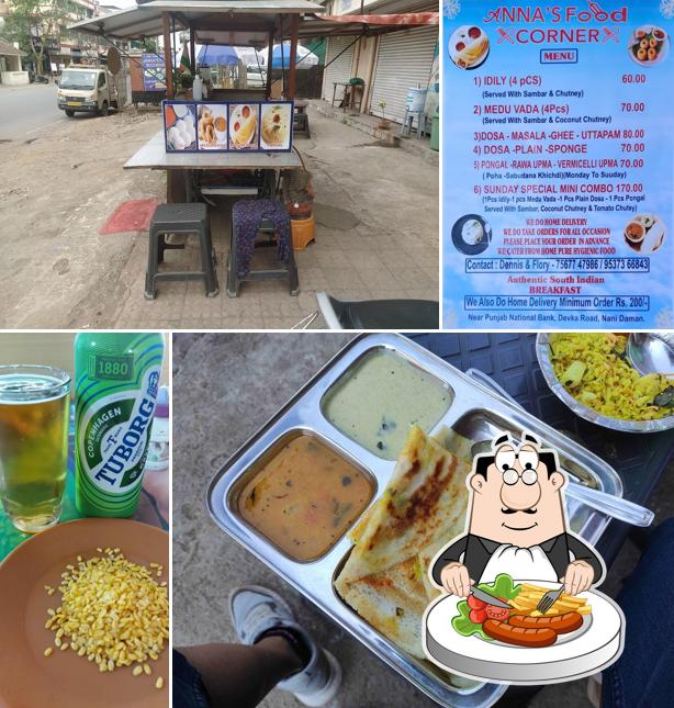 Food at Anna's Food Corner