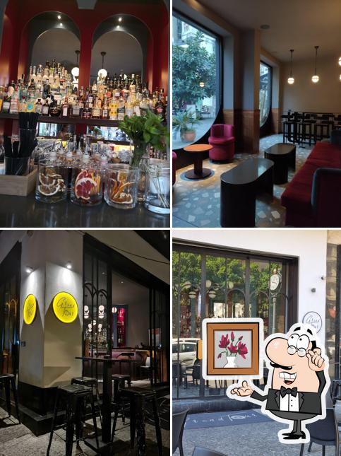 Gli interni di Grand Tour - Cocktail Boutique