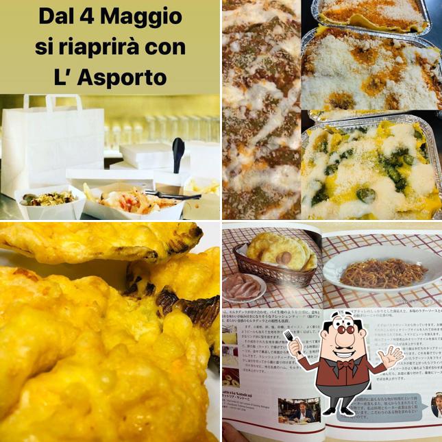 Platti al Trattoria Sandoni