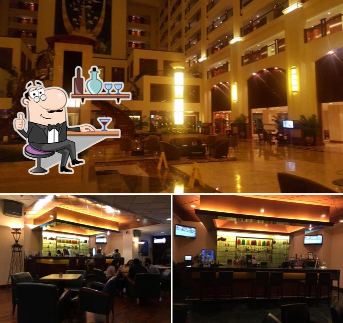 Take a seat at one of the tables at Beluga