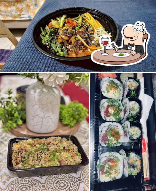 Food at IKARI (pan asian)