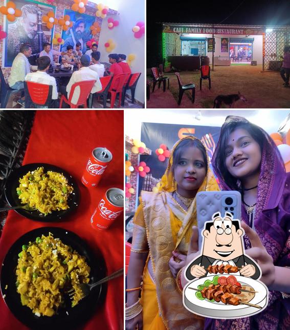 Check out the image depicting food and interior at A2Dhaba and family restaurant