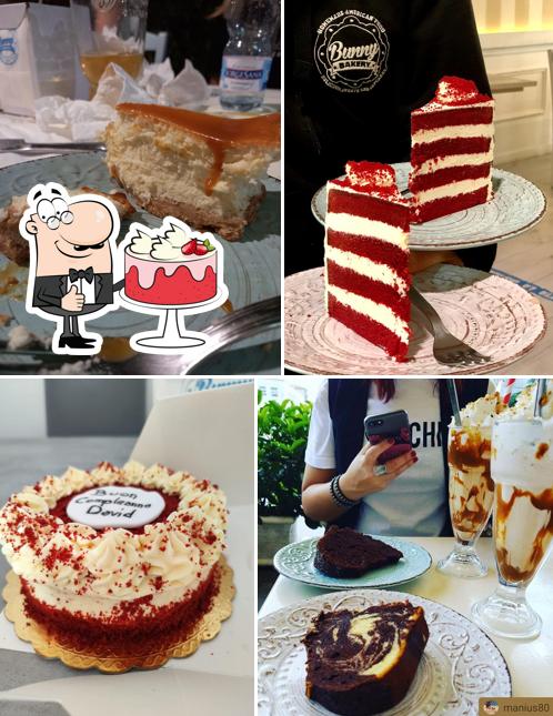 Red velvet cake al Bunny Bakery