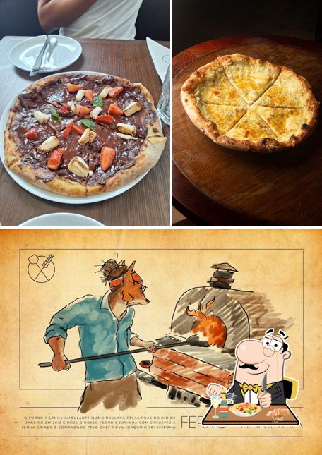 Confira a foto mostrando comida e exterior no Ferro e Farinha - Shopping Leblon