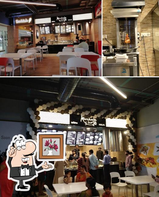 The interior of Marhaba Arabian Kebab House