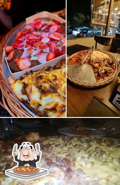 Escolha diferentes tipos de pizza