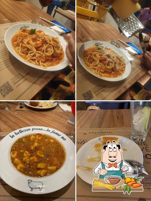 Esparguete à bolonhesa em Pecorino Bar & Trattoria Granja Viana: Massa, Risoto, Pizza, Vinho, Cotia, SP