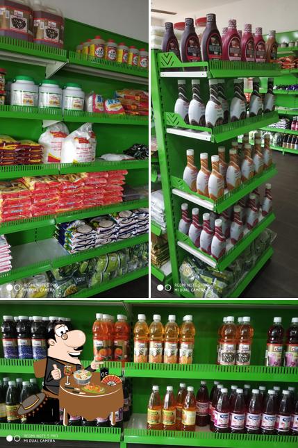 Among different things one can find food and beverage at MEENAKSHI & CO