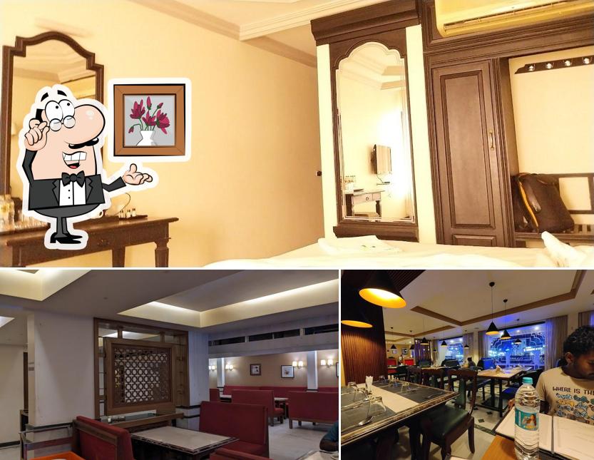 The interior of Sea View Restaurant