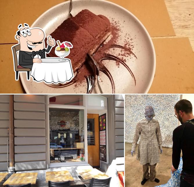 Bottega Berta serve un'ampia varietà di dolci