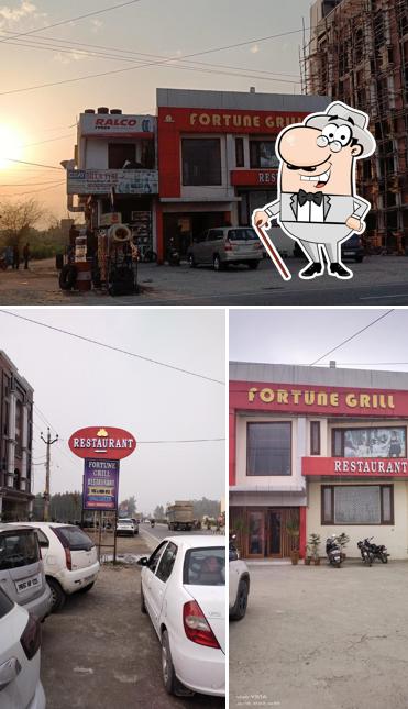 The exterior of Fortune grill Restaurant