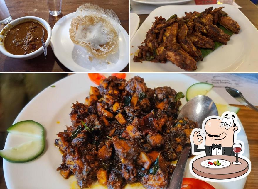 Food at Paragon Restaurant