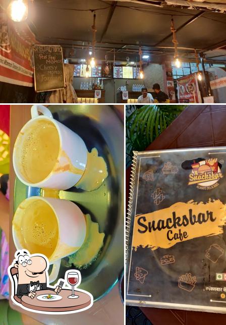 Among different things one can find food and interior at Snacksbar Cafe