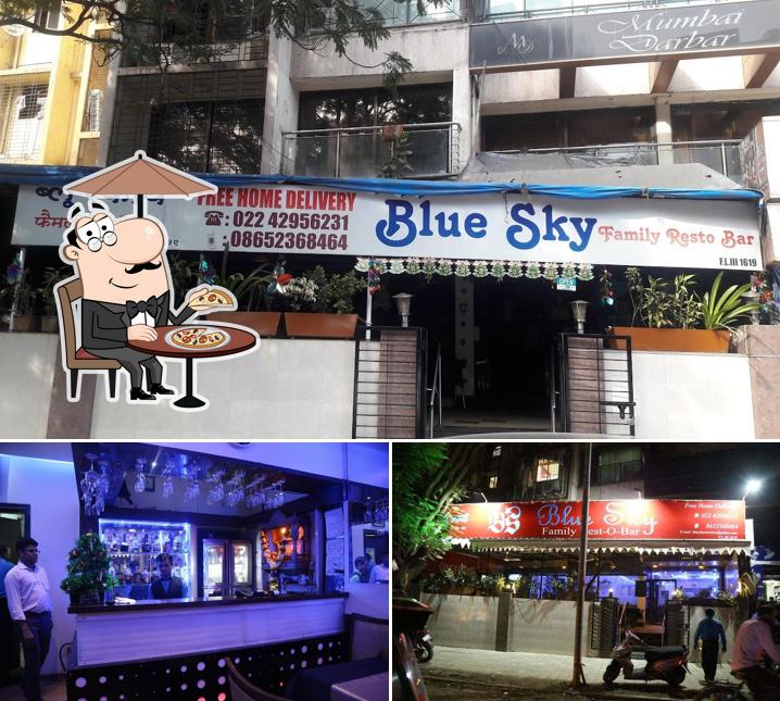 The exterior of Blue Sky Rest- O -Bar