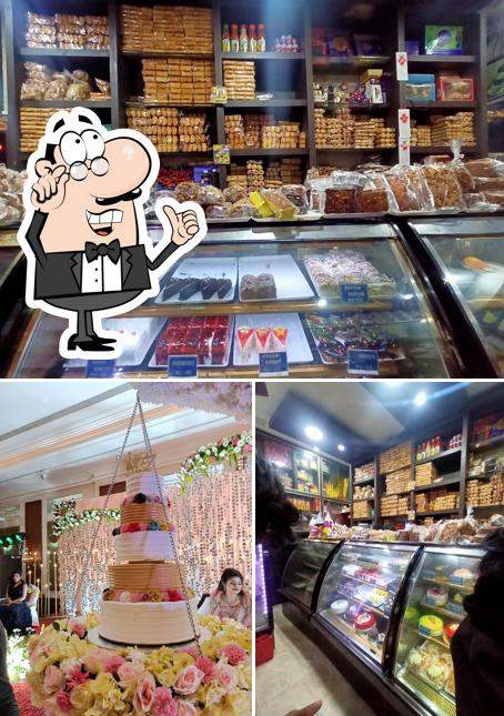 The interior of New Amba Bakers Varanasi's Best Cakes & Bakeries Best Cake Shop in Varanasi