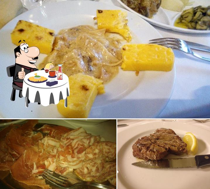 Piatto di formaggi al Trattoria al Dosso