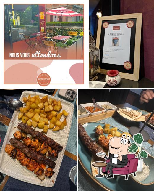 Gli interni di Keyann Bistro Libanais