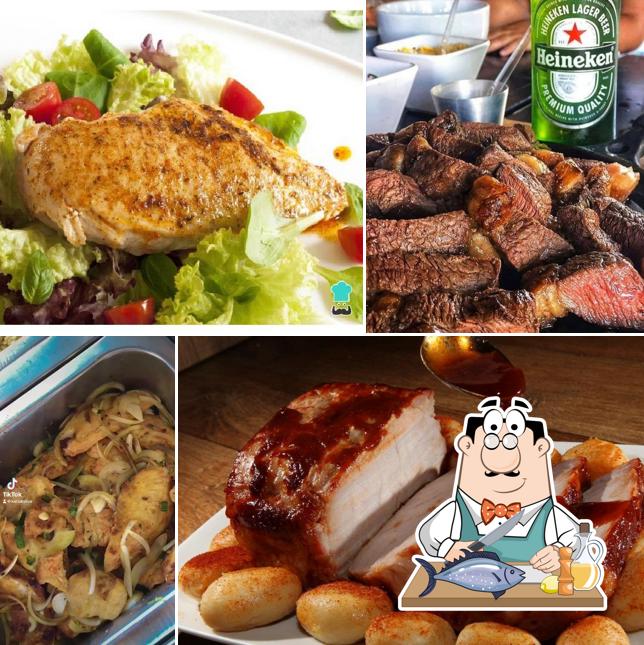 Salmão grelhado em Oiticica RESTAURANTE, SELF SERVICE e BAR em Fortaleza