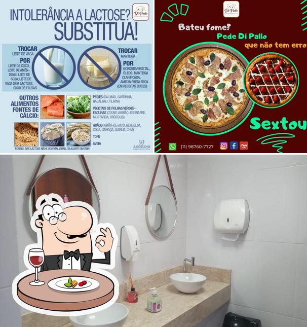 Esta é a imagem apresentando comida e bebida a Di Pallo Pizzaria