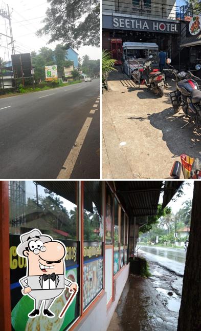 You can get some fresh air at the outside area of Seetha Hotel