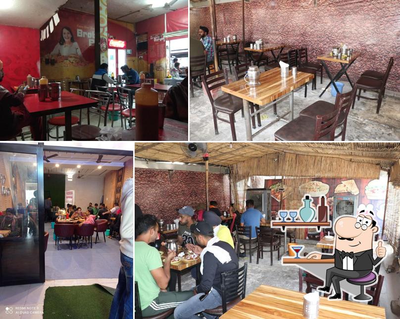 The interior of Brother Burger Cafe - Pure Vegetarian Restaurant in Moga, Best Fast Food Restaurants in Moga, Best Burger Restaurants in Moga