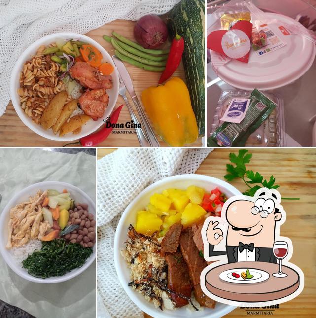 Platos en Dona Gina Marmitaria