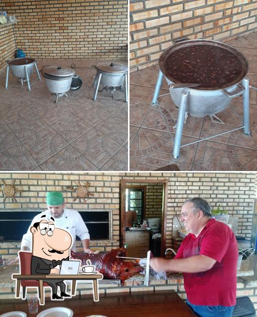 A foto do Chácara Nono Abilío’s interior e eu no