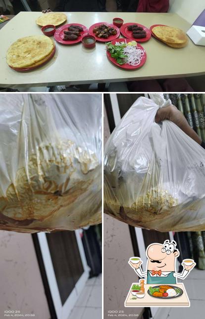 Food at Raees Kabbab Corner