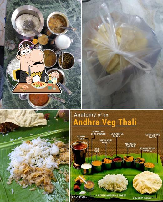 Food at Reddy Andhra Mess Thulasi Mess