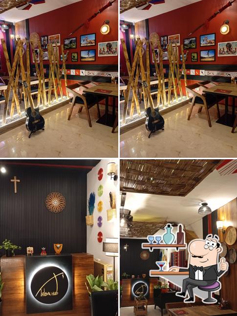 The interior of Tribal Hub (Authentic Naga & Manipuri Cuisine)