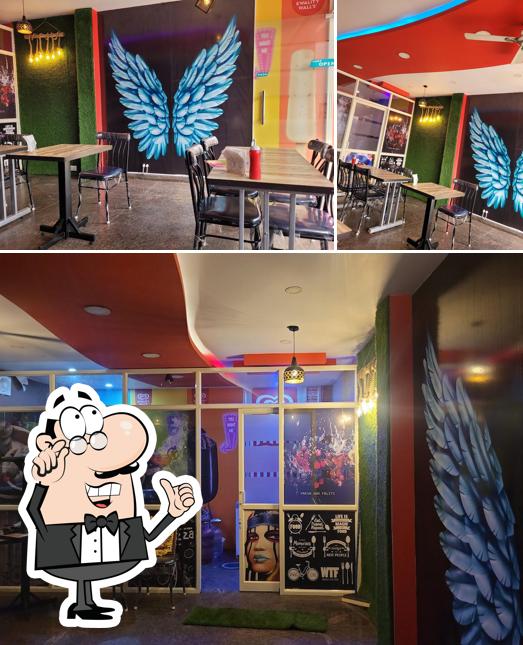 The interior of Cafe Adda