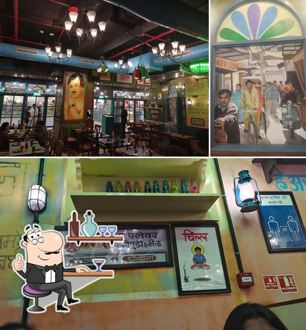 Dhaba Estd 1986 Delhi is distinguished by interior and exterior