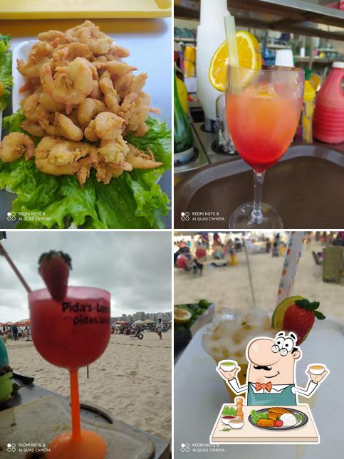Batatas fritas em Barraca de Praia Pida's