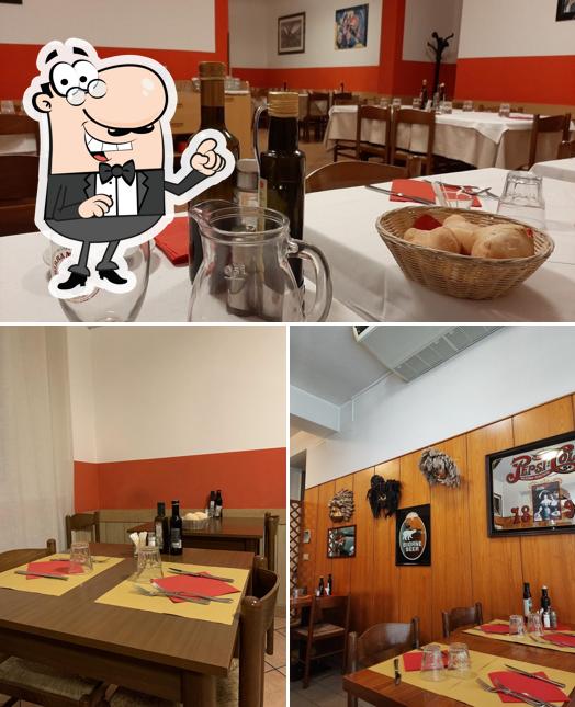 Gli interni di Trattoria Dalmazia