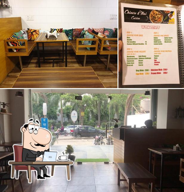 The interior of THE FEAST BOX CHARMWOOD