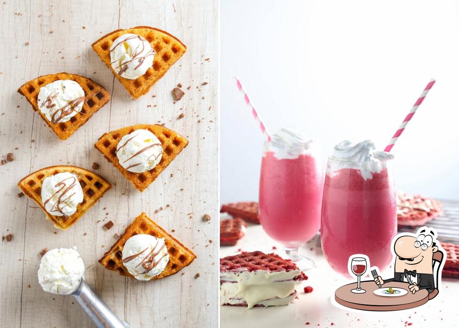 Food at The Belgian Waffle Co