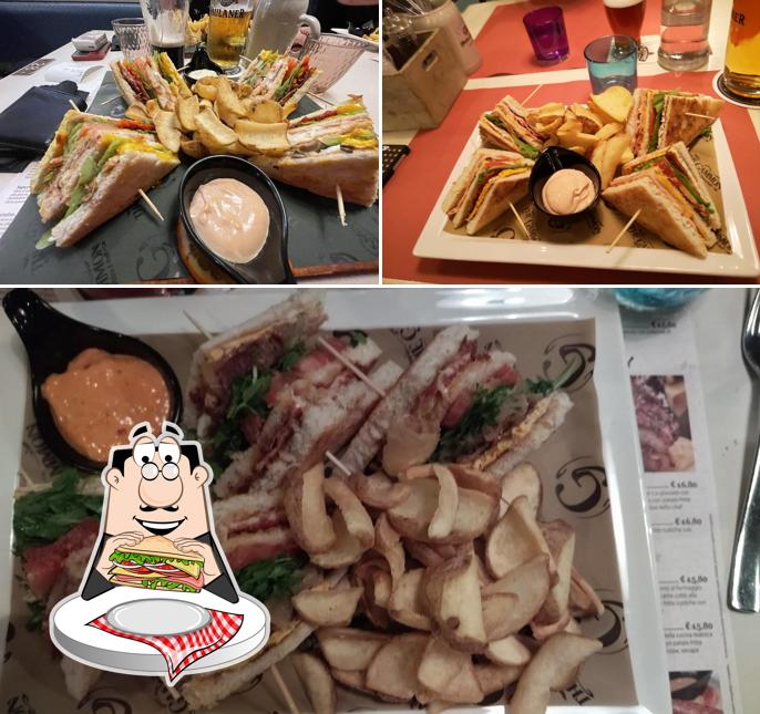 Club sandwich al The Gammon Pub