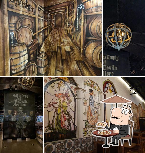 The exterior of Boche & ShakesBierre- Brewpub & Club