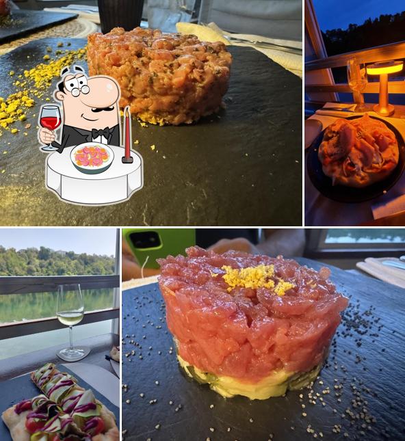Tartare di tonno al Al Corbara Bistrot sull'Adda