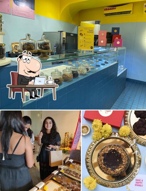 The interior of The Cookie Co