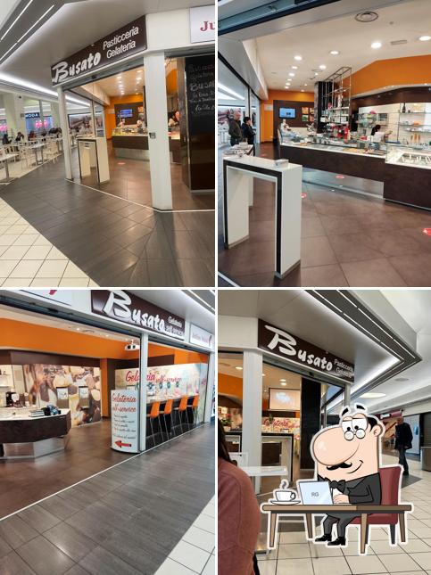 Gli interni di Pasticceria Gelateria Busato