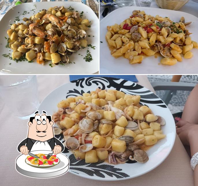 Gnocchi al Ristorante Borgo Marinaro. Porto Recanati