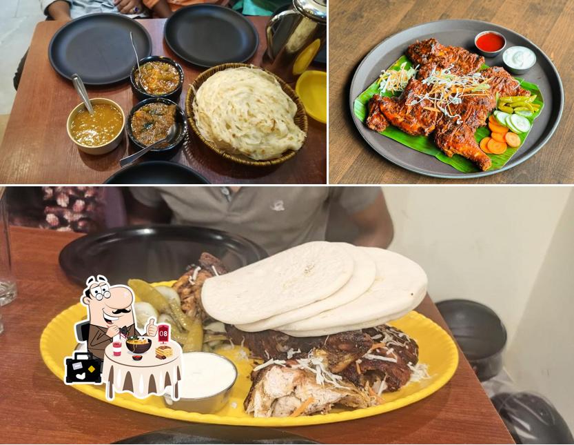 Pulled pork sandwich at Ladhans Family Restaurant ലാധൻസ് ഫാമിലി റസ്റ്റോറൻ്റ്