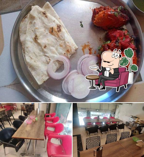 The interior of Riyaz Hotel - 1953