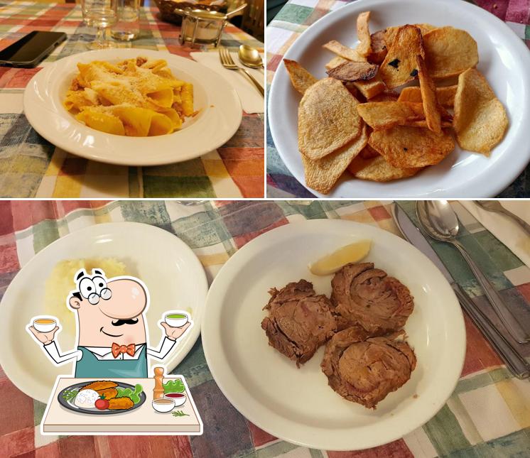 Platti al Trattoria La Cesarina