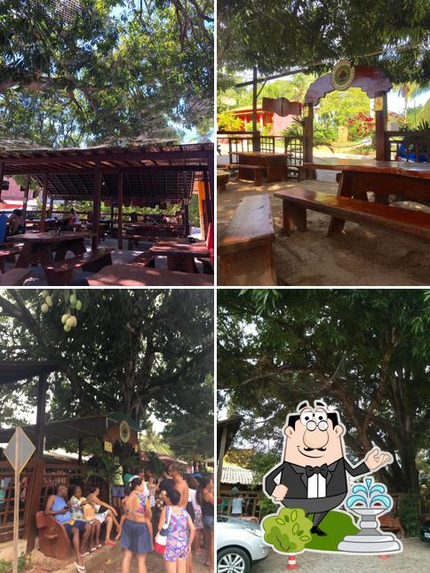 Você pode espairecer no exterior Sombra da Mangueira